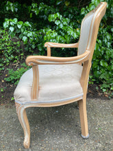 Load image into Gallery viewer, French Style Cream Upholstered Armchair
