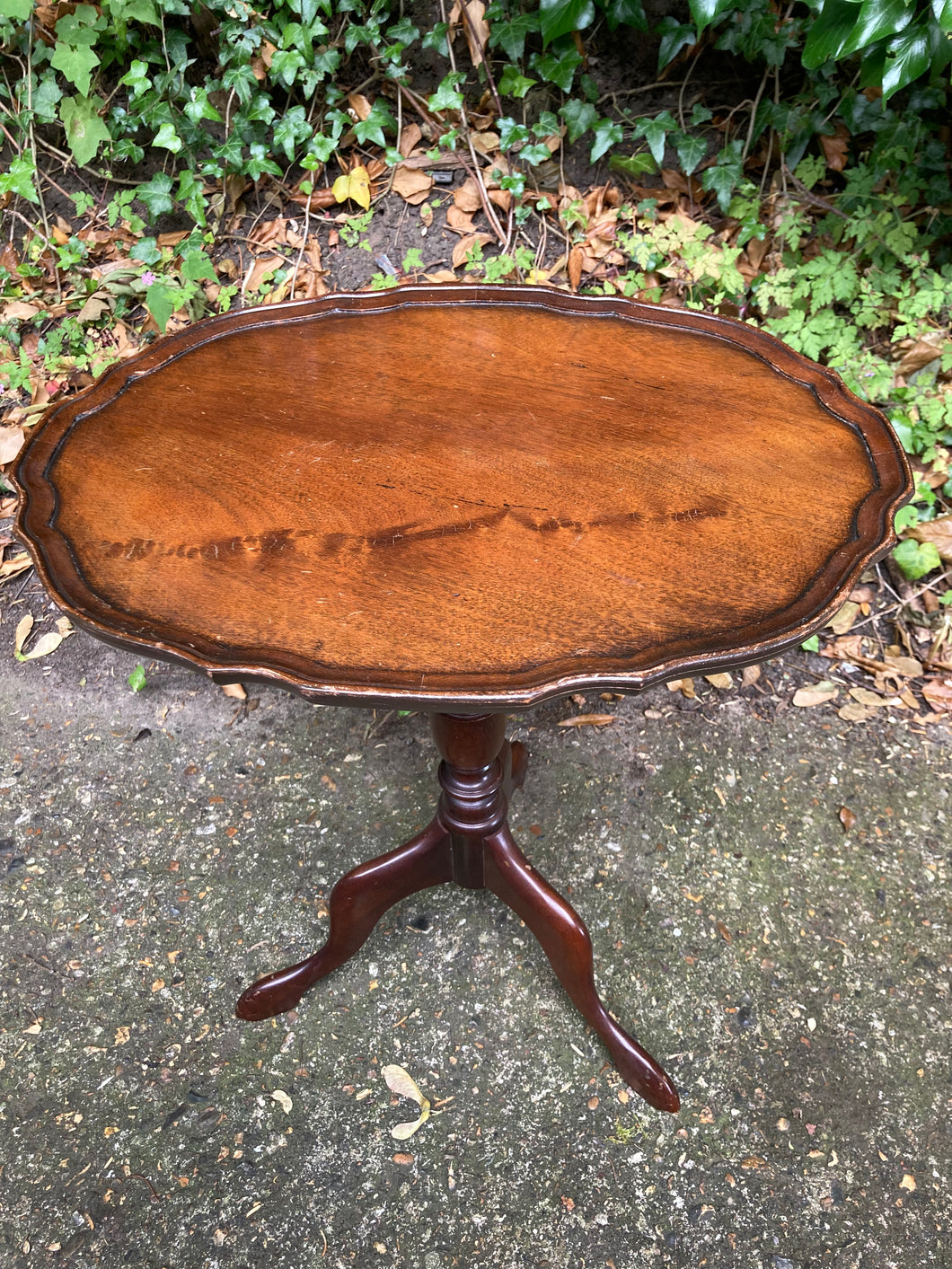 Mahogany Oval Wine Table