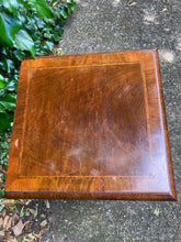 Load image into Gallery viewer, Vintage Mahogany Pot Cupboard On Cabriole Legs Protective Glass To Top
