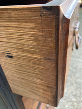 Load image into Gallery viewer, Vintage Partly Black Painted Walnut Chest Of Drawers
