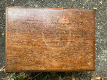 Load image into Gallery viewer, Antique Mahogany Footstool
