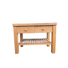 Load image into Gallery viewer, Solid Beech Wood Kitchen Island Table Butchers Block
