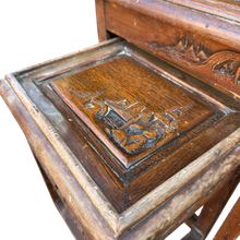 Load image into Gallery viewer, Oriental Carved Nest of Four Coffee Tables
