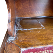 Load image into Gallery viewer, Early 20th Century Edwardian Writing Desk With Leather Top
