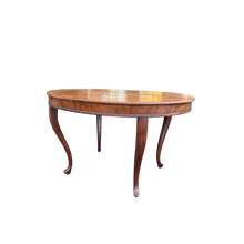 Load image into Gallery viewer, 19th Century Mahogany Oval Dining Table on cabriole legs
