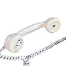 Load image into Gallery viewer, Vintage White Telephone With Dial
